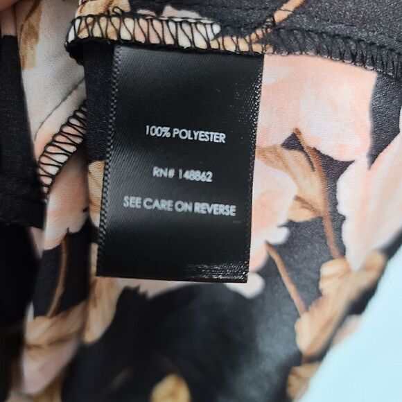 5X 28W Pink Rose Drop Waist Cami Hi-low Hem Flowy - Picture 5 of 8